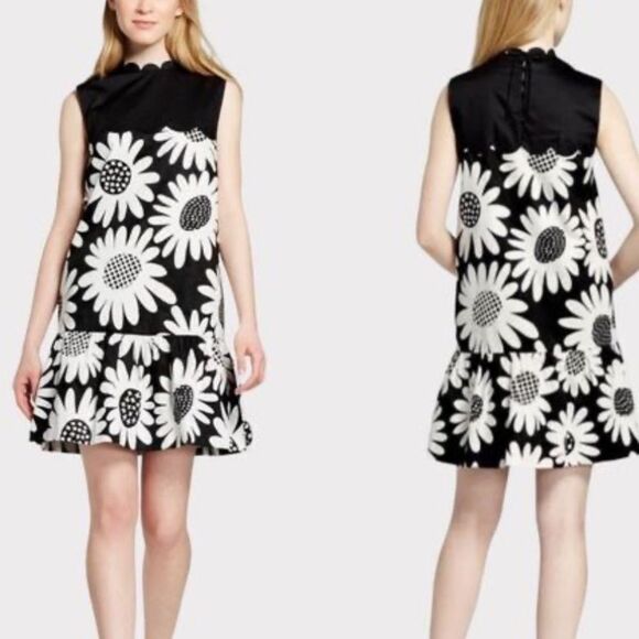 Victoria Beckham for Target Black and White Floral Dress - Picture 1 of 5